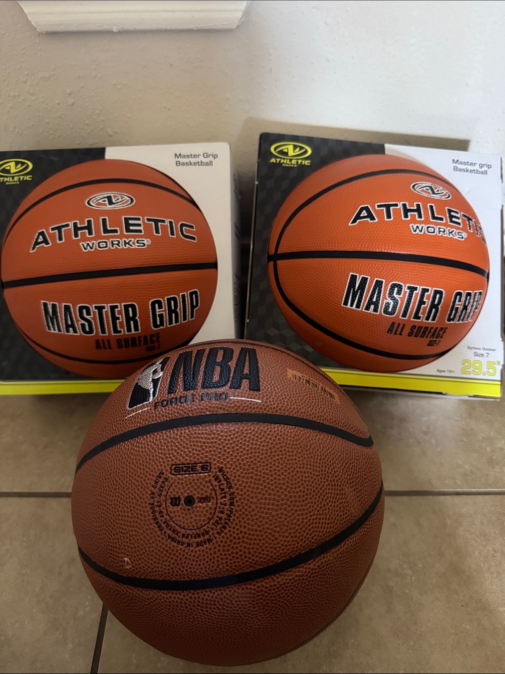 3 set of basketballs! Great condition/NEW